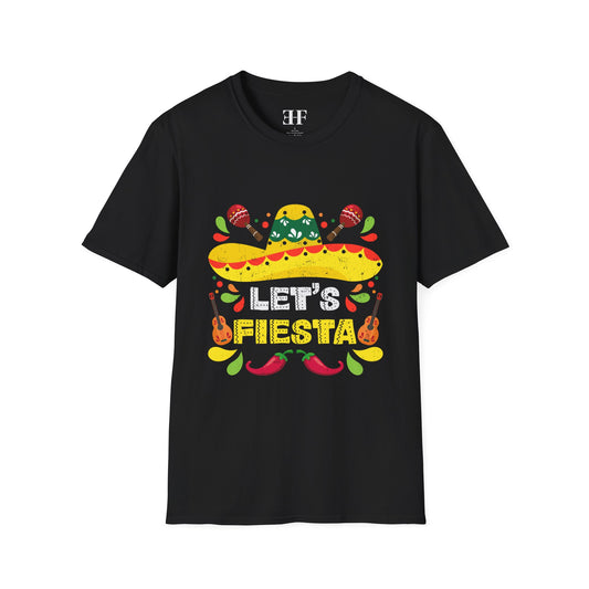 Funny sombrero Mexican Party - Let's fiesta Cinco de Mayo Unisex T-Shirt